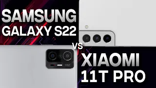 SAMSUNG GALAXY S22 5G vs XIAOMI 11T PRO 5G full comparison and review