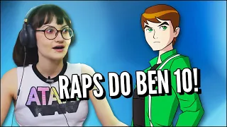 OS RAPS DO BEN 10 - O PORTADOR DO OMNITRIX E UNIVERSO NO MEU PULSO - IRON MASTER (JOVENS REAGEM)