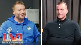 McVay: 'I'm a better coach' because of Stafford (FULL INTERVIEW) | Super Bowl LVI on NBC Sports