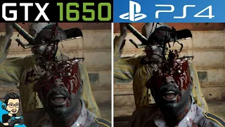 Resident Evil 7: Biohazard - PC v/s PS4  - Graphics Comparison (GTX 1650 vs Console)
