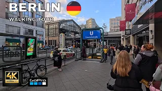 BERLIN CITY WALKING TOUR 4K HDR STREET SOUND 2024