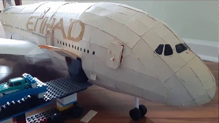 Model Airport Stop Motion: Loading Up A GIANT Paper A380