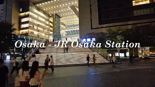 【Osaka Walk🐈】Umeda / Osaka Station Night Walk [4K]