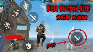 Impossible Aimbot⚡2gb ram Fire Button Size for one tap headshot Free Fire