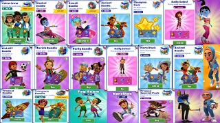ALL UPCOMING BUNDLES & STUFFS OF SUBWAY SURFERS WORLD TOUR CAIRO 2022 WITH THEIR DATE BY TIME TRAVEL