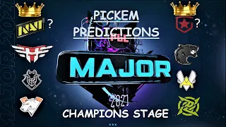 PGL Major Stockholm 2021 Pick'Em New Champions Stage(Playoffs) 🏆I Diamond coin💎 guaranteed !!