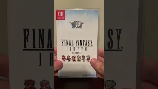 Unboxing Final Fantasy 1-6 Pixel Remaster Collection #finalfantasy #shorts