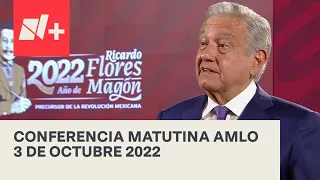 AMLO Conferencia Hoy / 3 de octubre 2022