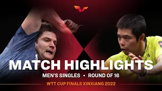 Highlights | Chuang Chih-Yuan vs Dimitrij Ovtcharov | MS R16 | WTT Cup Finals XinXiang 2022