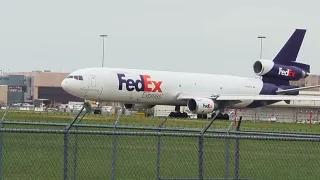 FedEx MD-11 Departure #viral #aviation #flying #airplane #tulsa #spotter #avgeek #fedex #fypシ #reels