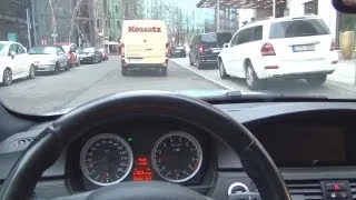 BMW M3 E92 Verbrauch in der Stadt - CITY CONSUMPTION Fuel Benzin Onboard POV Driver View