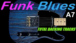 Funk Blues Backing Track A7