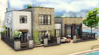The Sims 4 Lover's Industrial Loft Converted Warehouse in Windenburg |No CC | Stop Motion