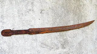 Restoration Old Bebut Curved Soldiers Dagger