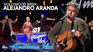 Alejandro Aranda sing "Sorry" in The Hollywood Week on American Idol 2019