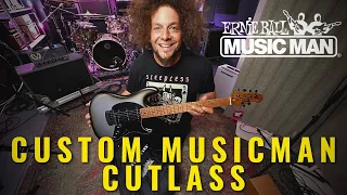 Custom Silver Burst MusicMan Cutlass