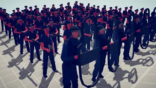 US POLICE vs RUSSIAN ARMY | Totally Accurate Battle Simulator - TABS