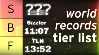 Minecraft WORLD RECORDS Tier List