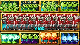 PvZ2 Challenge - All Plant's 3 POWER-UP Vs 99 All-Star Zombie - Which Plants Can Win?