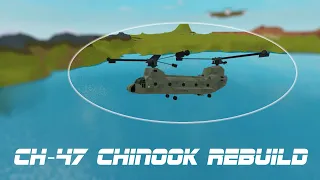 CH-47 Chinook Rebuild 😱 || Roblox Plane Crazy