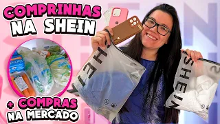 VLOG COMPRAS NO MERCADO PARA A SEMANA | COMPRINHAS NA SHEIN  |  MATERNIDADE REAL | VANROMUALDO