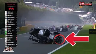 F2 Driver Juan Manuel Correa Broke his 2 Legs in Fatal Crash - Belgium Spa 2019