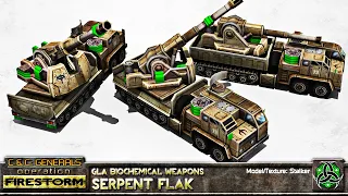 Serpent Flak GLA vs USA Air Force (OPERATION FIRESTORM MOD) C&C Generals Zero Hour