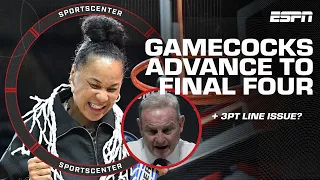 NCAA Tournament issues 🤔 + Gamecocks advance to their fourth-straight Final Four | SportsCenter