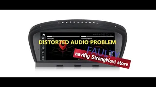 Navifly Android Unit - Sound Distortion Issue (BMW E60 CCC)