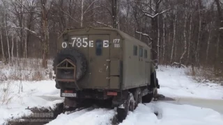 ЛЕГЕНДАРНЫЙ ЗИЛ 131 В УСЛОВИЯХ ЖЕСТКОГО БЕЗДОРОЖЬЯ