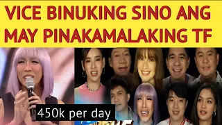 VICE GANDA IBINUKING ANG HOST NA MAY PINAKAMALAKING TALENT FEE SA SHOWTIME