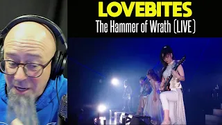 LOVEBITES / The Hammer Of Wrath [Official Live Video taken from Knockin' At Heaven's Gate] Reaction