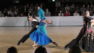 2018全日本アマチュアダンス選手権　決勝WTVFQ　五月女光政 五月女叡佳 組