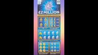 Scratchin' Mondays #1 - £2 MILLION, £5 Scratchcard - National Lottery