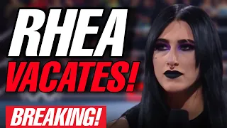 OMG!! RHEA RIPLEY VACATES THE WWE WOMENS WORLD CHAMPION!!! WWE News