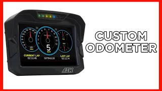 How to Make a CUSTOM ODOMETER on Your CD DASH!