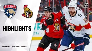 NHL Highlights | Panthers @ Senators 1/2/20
