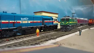 Wag-9 in Action ● Hauling Lhb rakes in different speed ● Arrive & Depart