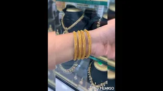 #one gram gold finish#bangles#premium quality#tamil bangle no.1(380rs) no.2(420rs)no.3(470rs)..🙏