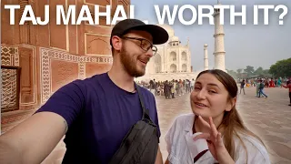 FIRST TIME VISITING THE TAJ MAHAL: From Delhi to Agra, India Travel Vlog!