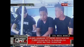 QRT: Lalaki, namaril at nang-hostage ng 7-anyos na bata; 'di bababa sa 4 na tao, sugatan