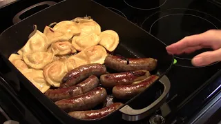 Sausage and Pierogies