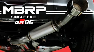 $399 Exhaust Tested ... Is it legit?  MBRP Single Exhaust - 22 GR86 / BRZ