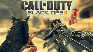 Kannst du Call of Duty: Black Ops 2 nur mit einer Minigun durchspielen?!