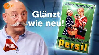 100 Jahre altes Persil-Emailschild sorgt für blitzsauberes Bietergefecht | Bares für Rares