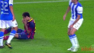 Neymar vs Real Sociedad 24/09/13 || Highlights Skills HD || [Sombrerazo a Griezmann]  - BULLSEYE