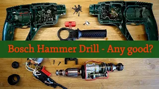 Bosch PBH 2100 RE Rotary Hammer Drill Teardown - Any Good?