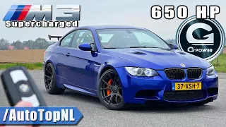 650HP BMW M3 E92 G-Power REVIEW on AUTOBAHN by AutoTopNL