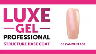 005 STRUCTURE BASE COAT SWATCH - LUXE GEL PROFESSIONAL -