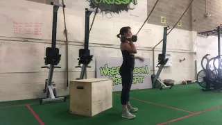 Single Arm Dumbbell Hang Clean and Jerk Demo